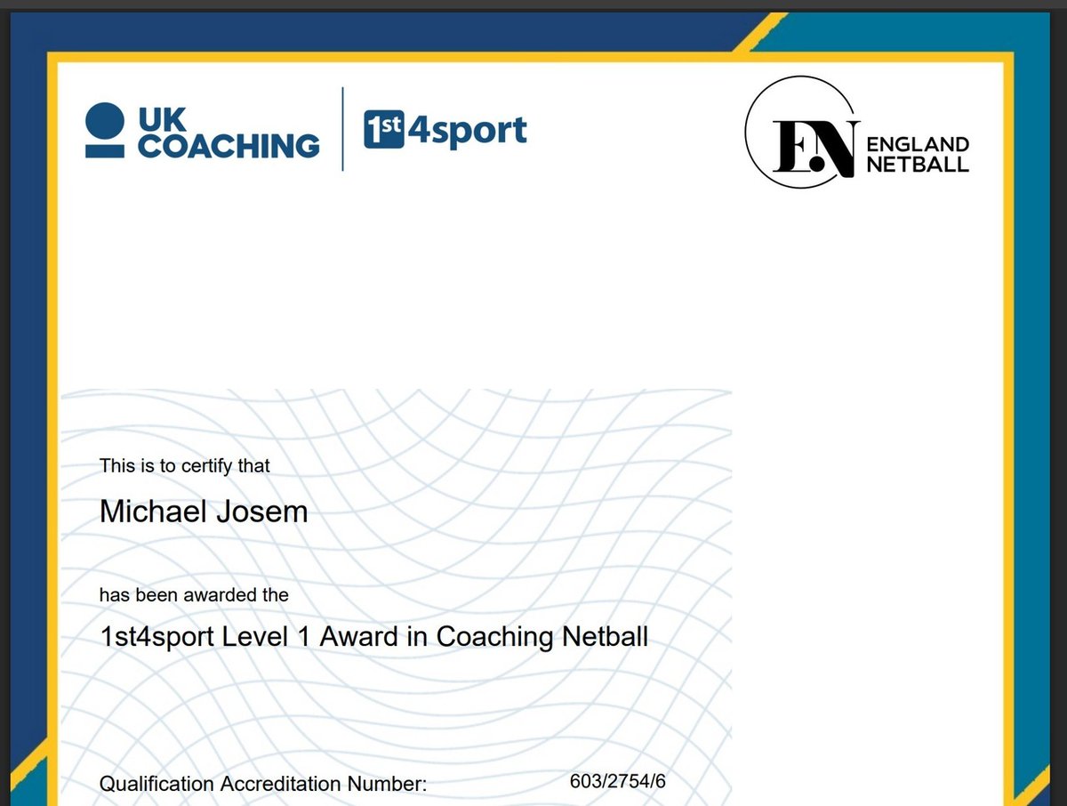 Qualified netball coach right here.