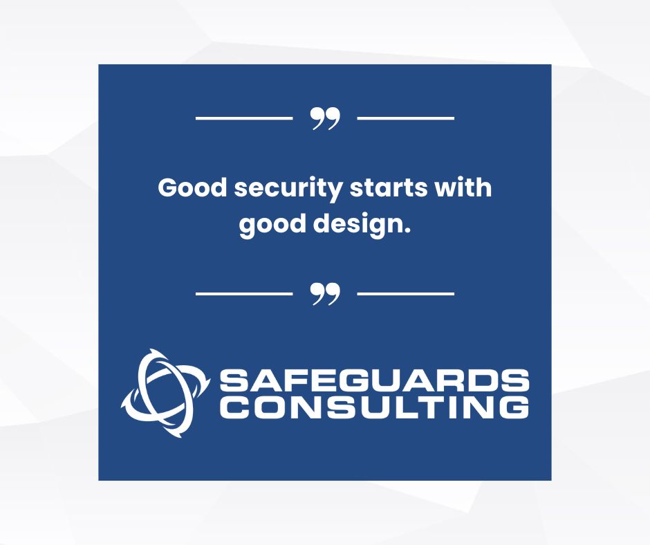 Well-designed environments are not just aesthetically pleasing; they are a critical 1st layer of security.

To learn how CPTED principles can strengthen your security, visit: safeguardsconsulting.com/services

#CPTED #CrimePrevention #PhysicalSecurity #SafeguardsConsulting