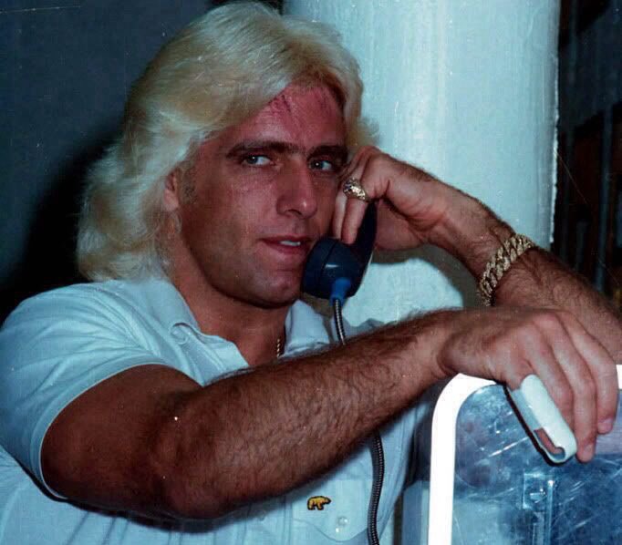 RicFlairNatrBoy's tweet photo. Answer The Phone! The Weekend Is Calling! WOOOOO! https://t.co/v8HlKtcXxz