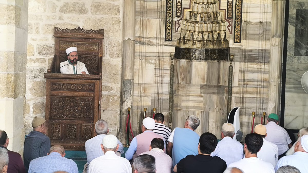 diihtisas's tweet photo. Dini Yüksek İhtisas Merkezi Müdürümüz Dr. Bahad��r Opus Tarsus Ulu Camii'de "Sünnetin Dindeki Yeri ve Önemi" konulu cuma vaazı verdi. https://t.co/Mp5tzopCK9