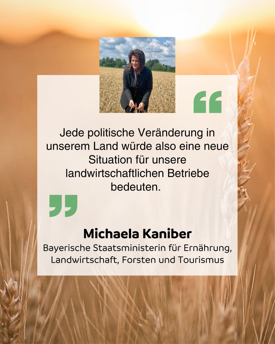 📢 DLG-Interview mit Bayerns Agrarministerin Michaela Kaniber!

Im Gespräch zur geplanten GAP-Reform ab 2028 spricht Kaniber über die Folgen der EU-Vorschläge für Landwirtschaft und ländlichen Raum. 🌾🇪🇺

💬 Jetzt lesen: dlg.org/magazin/eine-r…