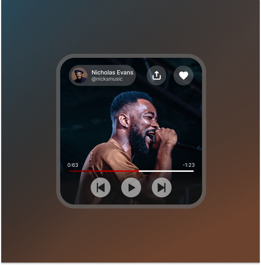 SahilHamim's tweet photo. Experimented with a sleek dark-mode music player. Minimal, modern, and made for the vibe.
What do you think?
#UIDesign #WebDesign #UIUX #MusicPlayerUI #DarkModeDesign #DailyUI #AppDesign #InterfaceDesign #DesignInspiration https://t.co/ESz1A0ItVn