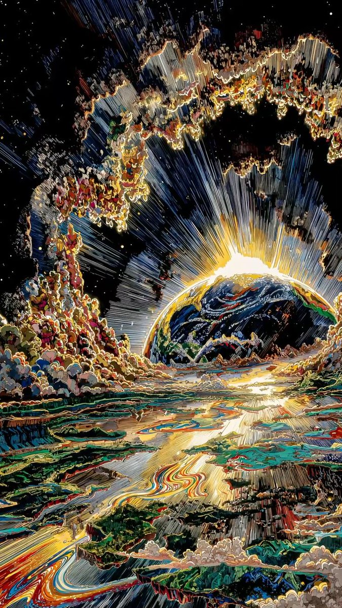 Yash Canvas (@yashscanvas) on Twitter photo Birth of light in a painted sky
#wallpaper #4k  #ios #8k #hd #iphone #art #aiart Birth of light in a painted sky
#wallpaper #4k  #ios #8k #hd #iphone #art #aiart