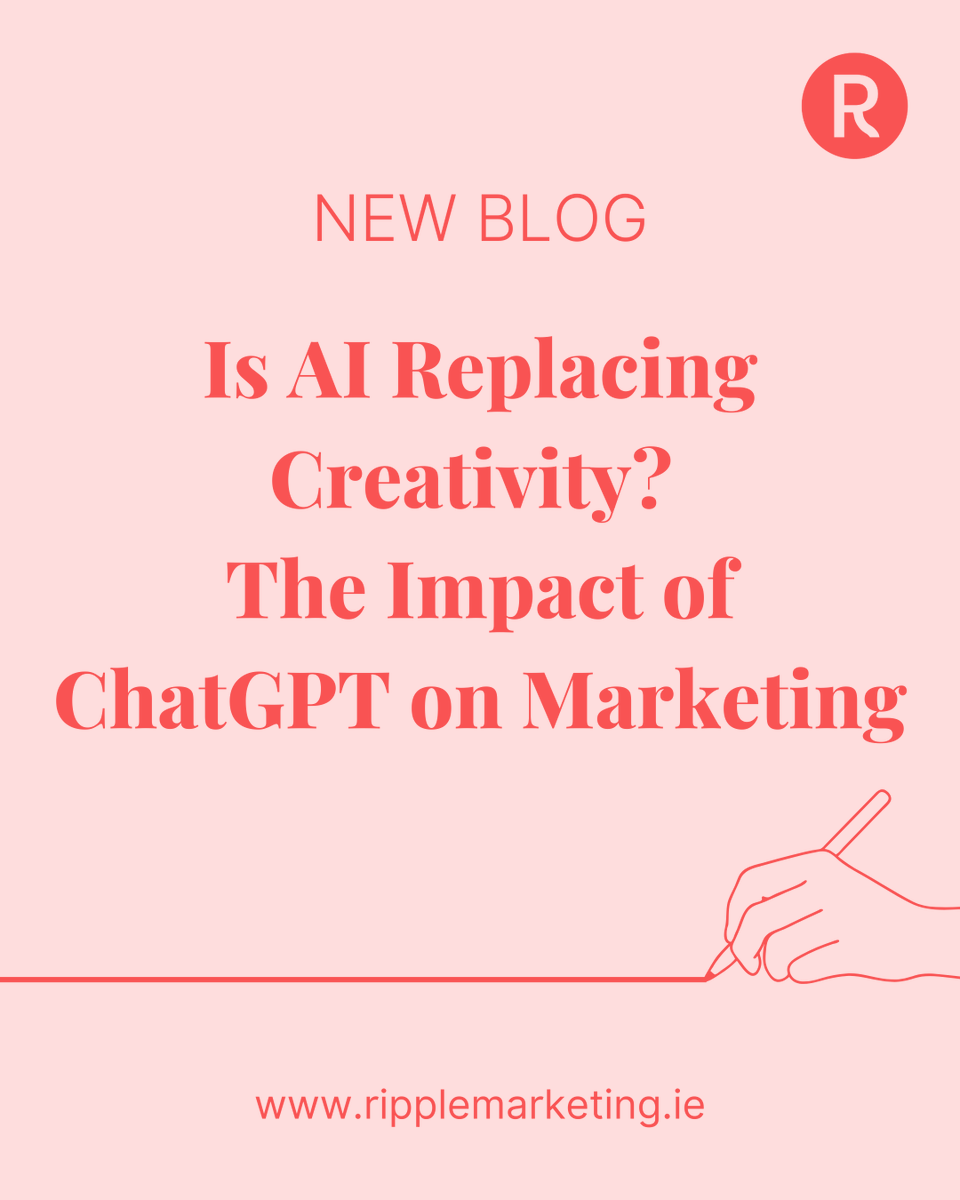 Is AI replacing creativity in marketing? 🤔

Dive into our new blog and see how AI is reshaping strategy, originality, and storytelling in our latest blog. ✨

Read more: ripplemarketing.ie/is-ai-replacin…

#AIMarketing #DigitalMarketing #DigitalStrategy #MarketingTips