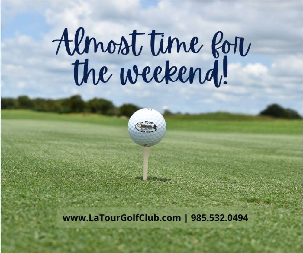 Today is National Relaxation Day! It's a day to focus on taking care of ourselves and take a moment to relax, slow down and unwind.

Play a round or two to celebrate!

Tee times available online at latourgolfclub.com or call us at 985-532-0494.

#NationalRelaxationDay