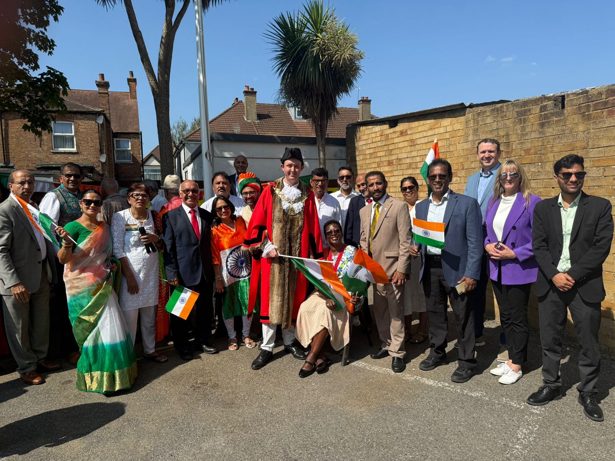 Always a pleasure to be at the flag raising ceremony for India Independence Day at the Brent Indian Association. 2025 is a landmark year for UK-India relations with the signing of a new trade deal by the Prime Ministers of both of these great nations. May it continue to flourish.
