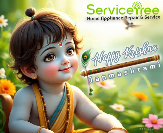 servicetreeIN's tweet photo. Happy Sri Krishna Janmashtami 

#KrishnaJanmashtami #Janmashtami #KrishnaAshtami #SriKrishnaJanmashtami #ServiceTree #HomeApplianceRepair #HomeApplianceService #LordKrishna #HareKrishna #Krishna https://t.co/X4FfPE0bsv