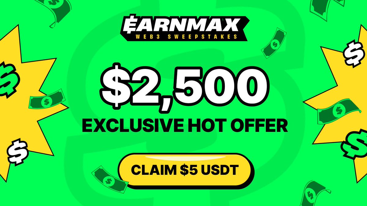 MagicStoreWeb3's tweet image. 🔥 Hot Offer Alert: @EARNMrewards

Earn $5 USDT and get a shot at the $1000 Weekly EARNMax Prize Pool!

⏳ First 500 users only
✨ Bonus Karma points included

Join now 👉 buff.ly/ViQKokq