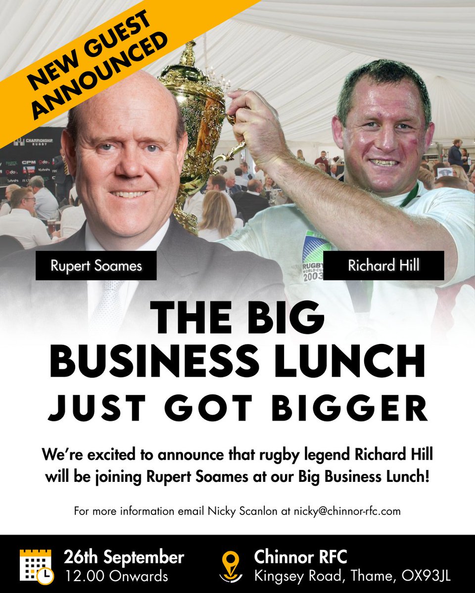 We’re thrilled to welcome two extraordinary leaders to Kingsey Road:

Rupert Soames OBE – Chair of the CBI and Smith &amp; Nephew, and former CEO of Aggreko and Serco, where he led both companies through major transformations.

Richard Hill MBE – England Rugby Team Manager, Rugby