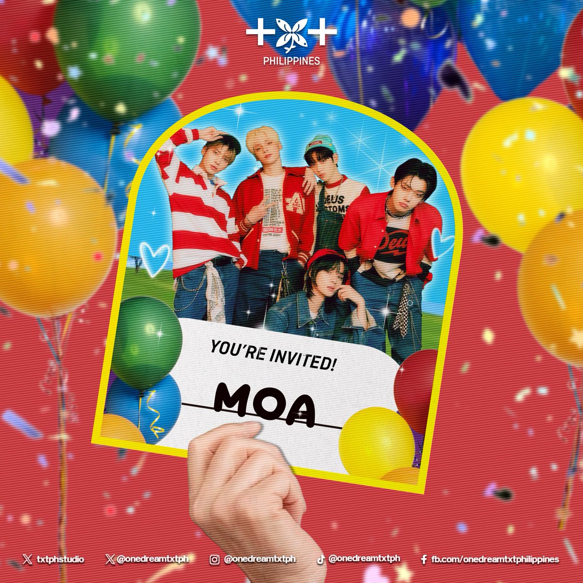 Basta MOA ka, invited ka! 
Kita-kits sa online handaan? 6️⃣🥳🎂

📅 August 23, 2025 | 6PM 

#ANIMvitationForMOA 💌