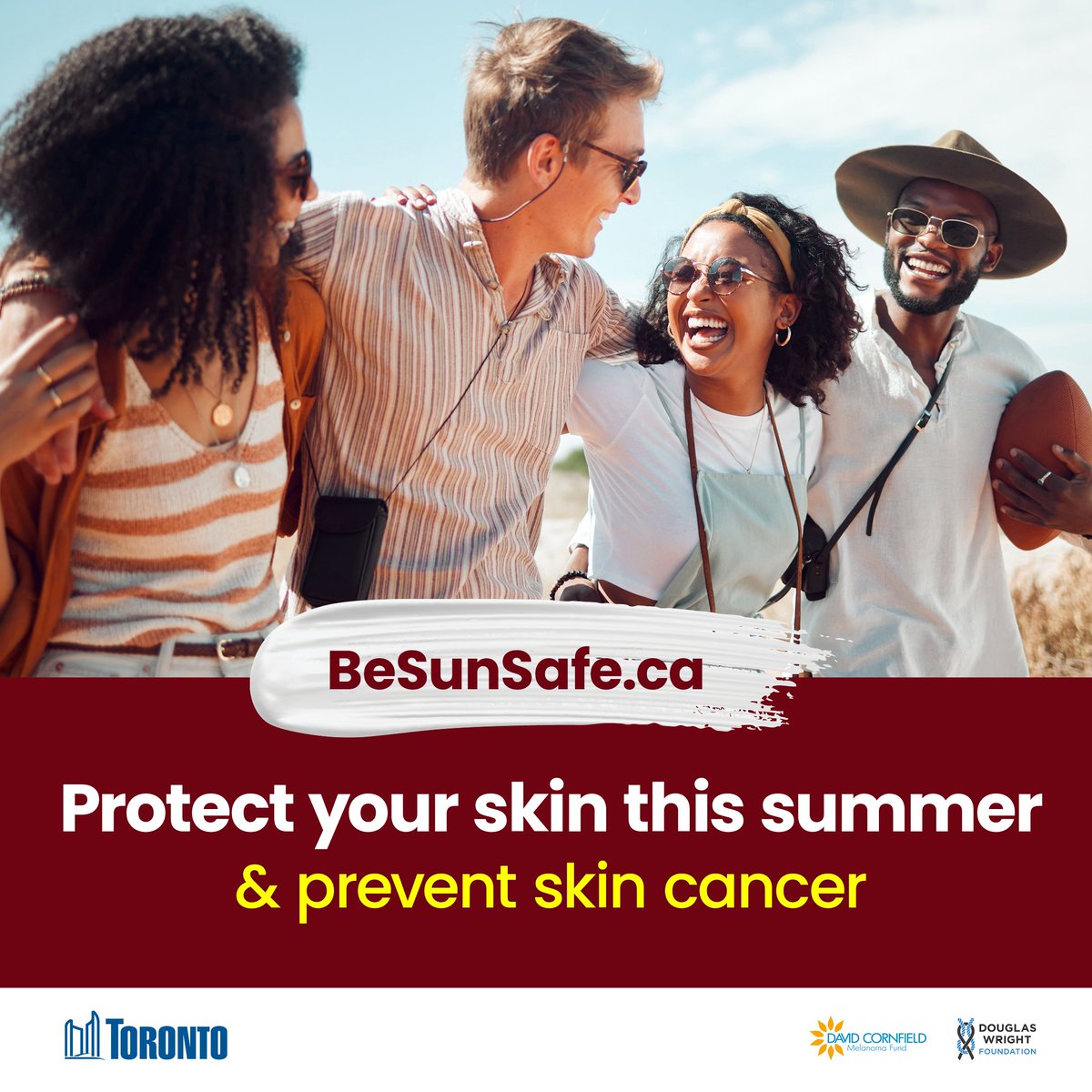 Did you know? 

You're exposed to harmful UV rays even on a cloudy day.

Protect your skin by applying sunscreen at one of the #CityOfTO's free dispensers: BeSunSafe.ca 

#BeSunSafe