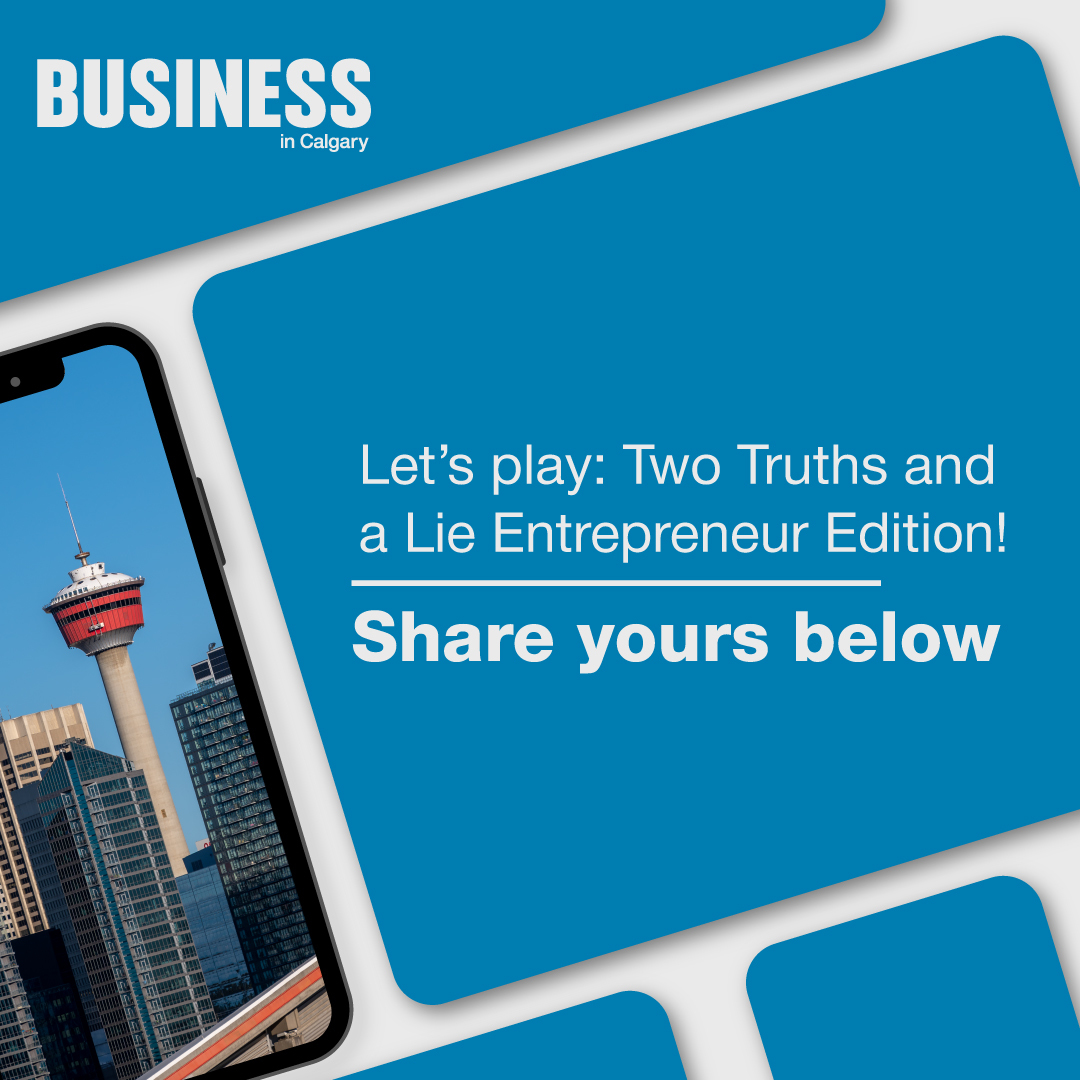 Business in Calgary (@busincalgary) on Twitter photo Let’s play: Two Truths and a Lie Entrepreneur Edition!
Share yours below
businessincalgary.com/?playlist=9948…
#FunYYC #BusinessTwist #GetToKnowUs #BICInteractive #YYCBusinessPlay Let’s play: Two Truths and a Lie Entrepreneur Edition!
Share yours below
businessincalgary.com/?playlist=9948…
#FunYYC #BusinessTwist #GetToKnowUs #BICInteractive #YYCBusinessPlay