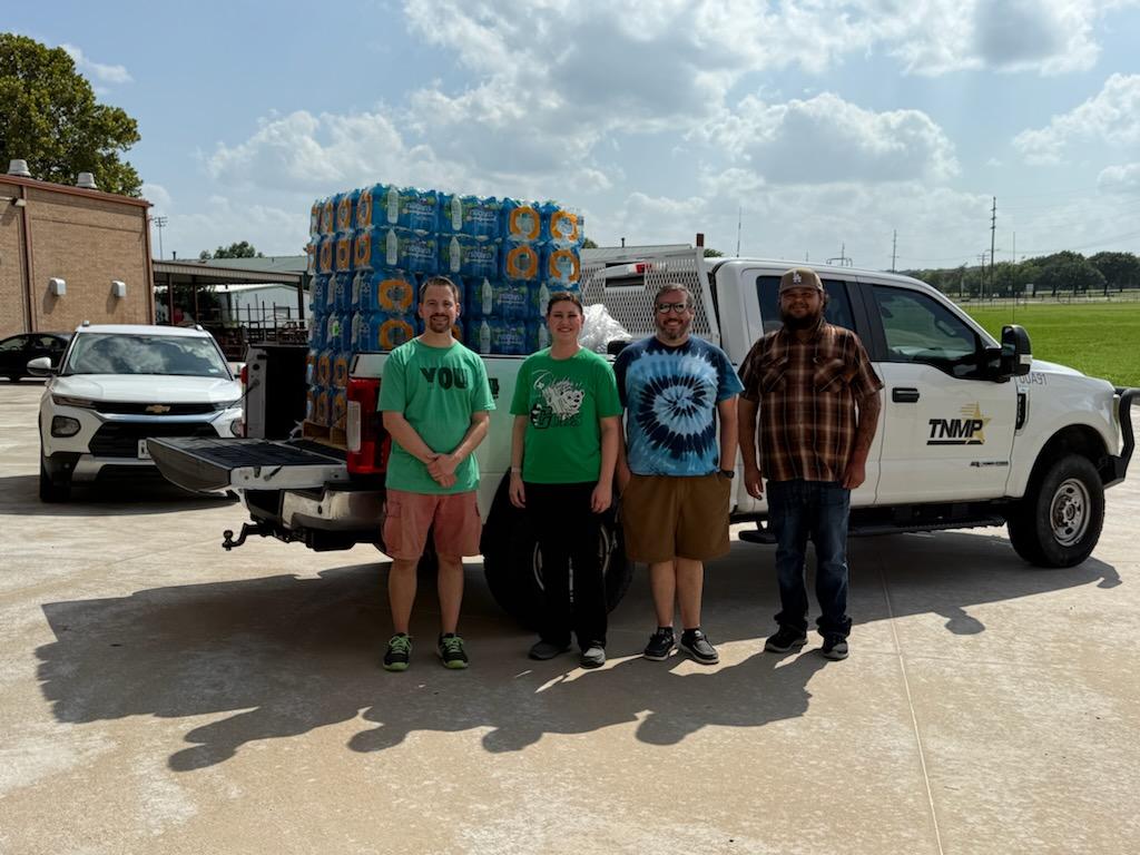 Texas-New Mexico Power (@tnmp) on Twitter photo 🎺🎶 Marching band season is here, and TNMP is proud to support the hardworking students of Clifton ISD! <a href="/cliftonisd/">Clifton ISD</a>
Our Central Texas team recently donated cases of water to the Clifton marching band to help keep them hydrated during practices and competitions in this summer 🎺🎶 Marching band season is here, and TNMP is proud to support the hardworking students of Clifton ISD! <a href="/cliftonisd/">Clifton ISD</a>
Our Central Texas team recently donated cases of water to the Clifton marching band to help keep them hydrated during practices and competitions in this summer