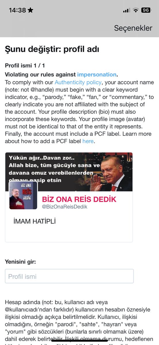 Kemalist i₺ler profilimi şikayet etmişler
Değiştirmek zorunda kaldım inşaAllah kapanmaz
Her yardım isteyene yardım ediyorum ama yardım istesem yardım eden olur mu bilmem