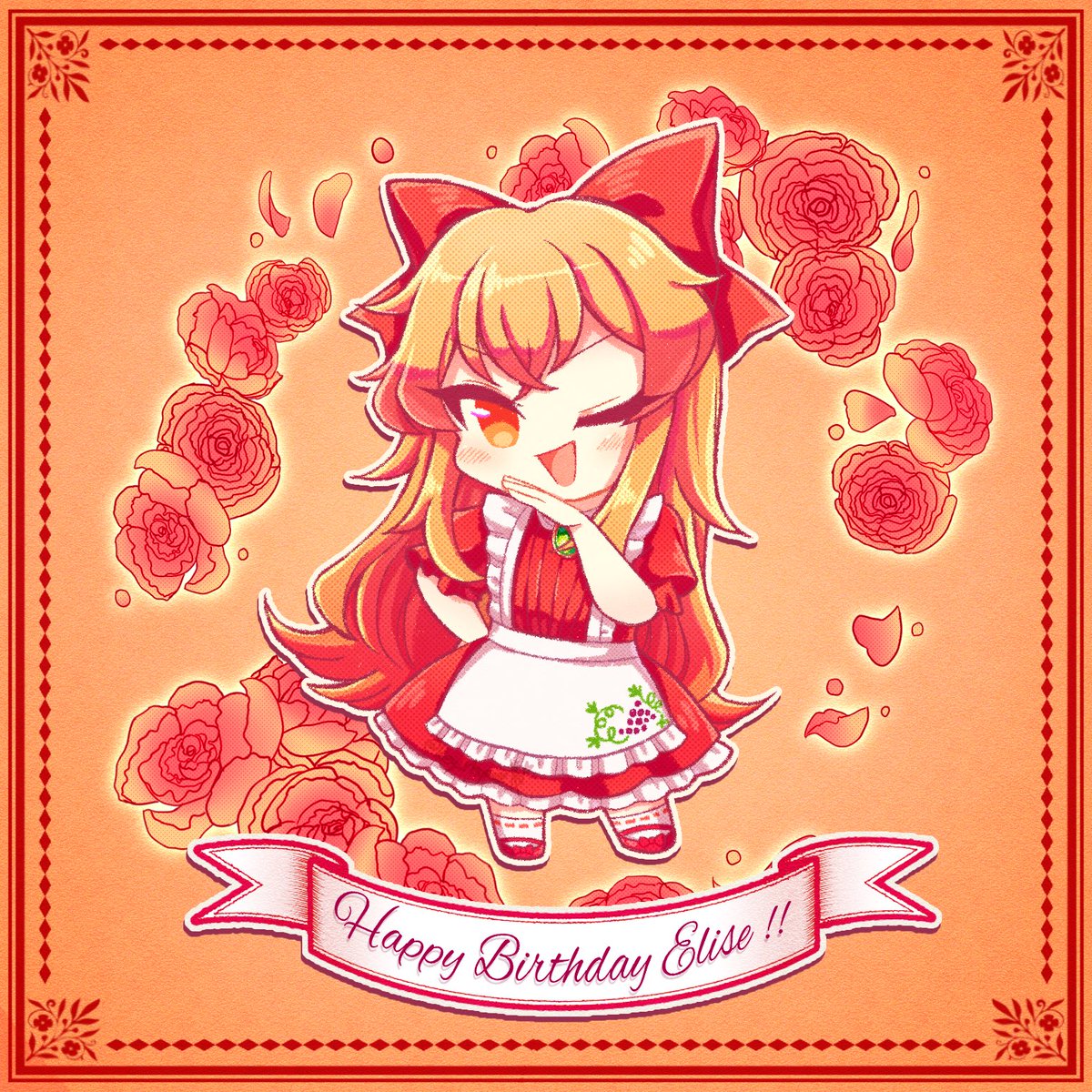 🎂Happy Birthday to Elise!!🎂 

She deserves a cute chibi
#LittleGoodyTwoShoes #LGTS