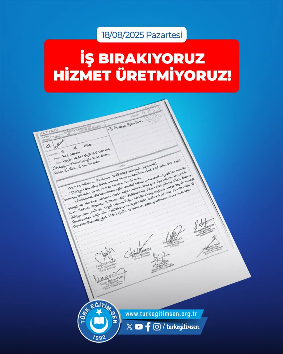 YETERSİZ TEKLİFE HAYIR!

Aile Yılı diyoruz, aileye dönük bir öneri yok.

Reel artış diyoruz, refah payına ilişkin bir adım yok.

Geçmiş kayıplarımızın telafisini istiyoruz, teklif yok.

3600 ek gösterge sözünü hatırlatıyoruz, çözüm yok.

Vergide adalet istiyoruz, yük