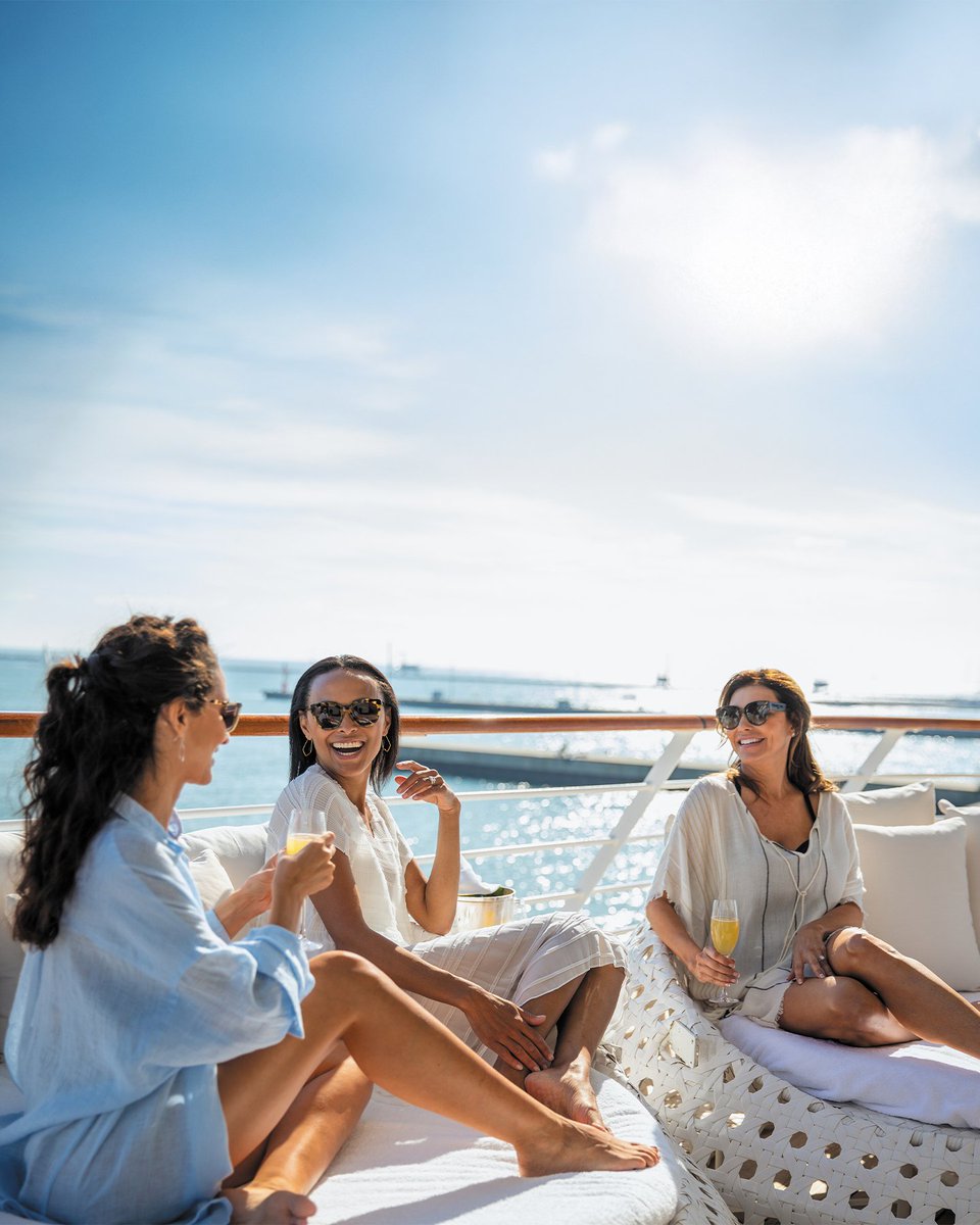 Stretch out and enjoy Unrivaled Space at Sea aboard The World's Most Luxurious Fleet®. #NationalRelaxationDay #ExperienceRegent #UnrivaledAtSea