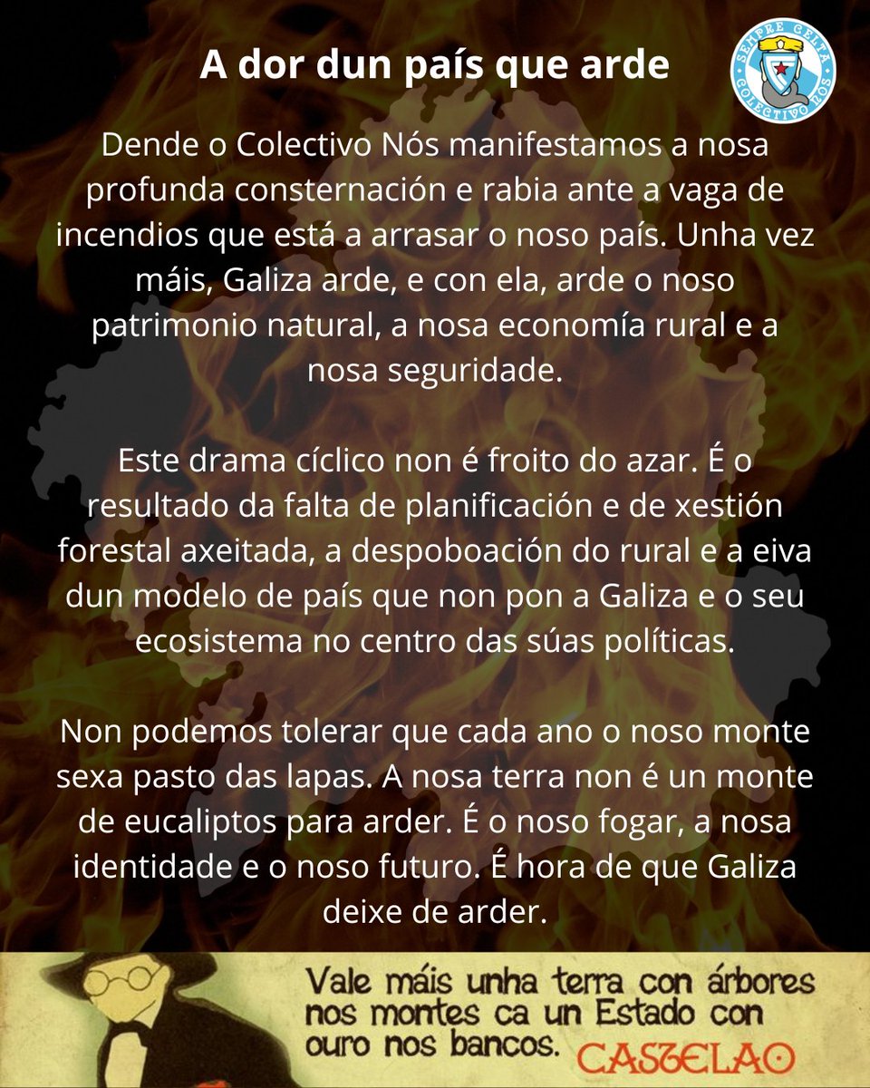 A dor dun país que arde