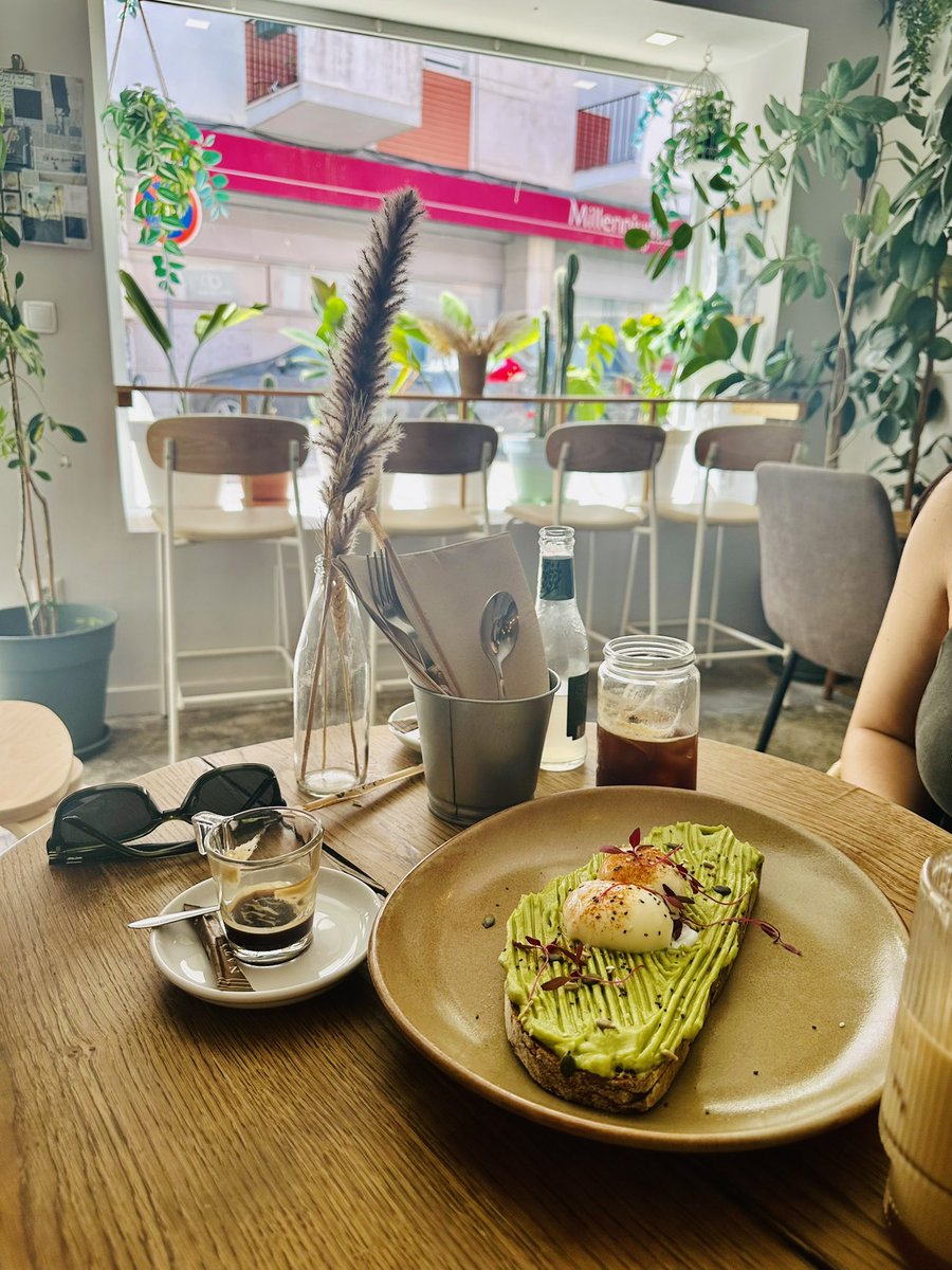 two happy girls with a happy meal. good morning.