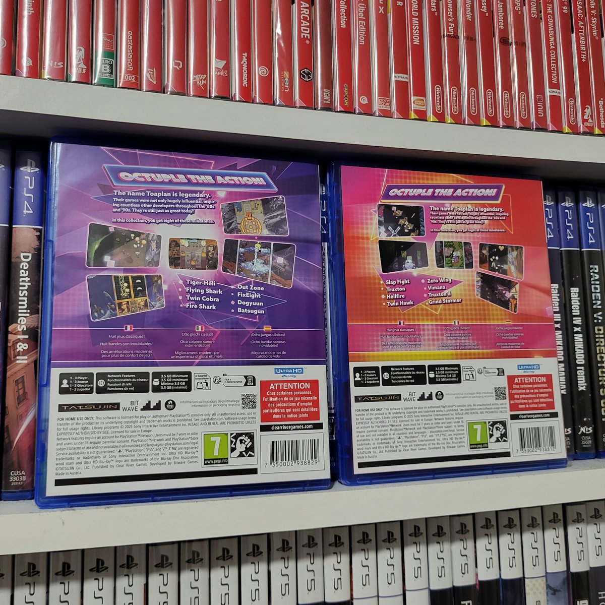 Ya ha llegado el volumen 1 de Toaplan Collection, se viene finde duro con OutZone, FixEight y Dogyuun!!!!
#shmup #stg #matamarcianos