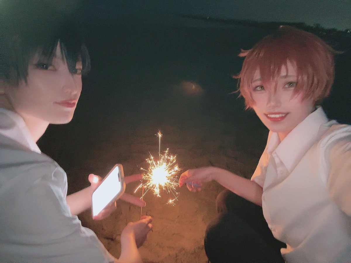 りつまふで花火してきた🎆