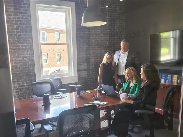 CSCIConsulting's tweet image. Why use stock photos when you’ve got the real deal? 📸For our recent branding photoshoot, we put the spotlight on the true stars—our associates! After all, nobody represents CSCI better than the people who live our values every day. Check out this BTS!