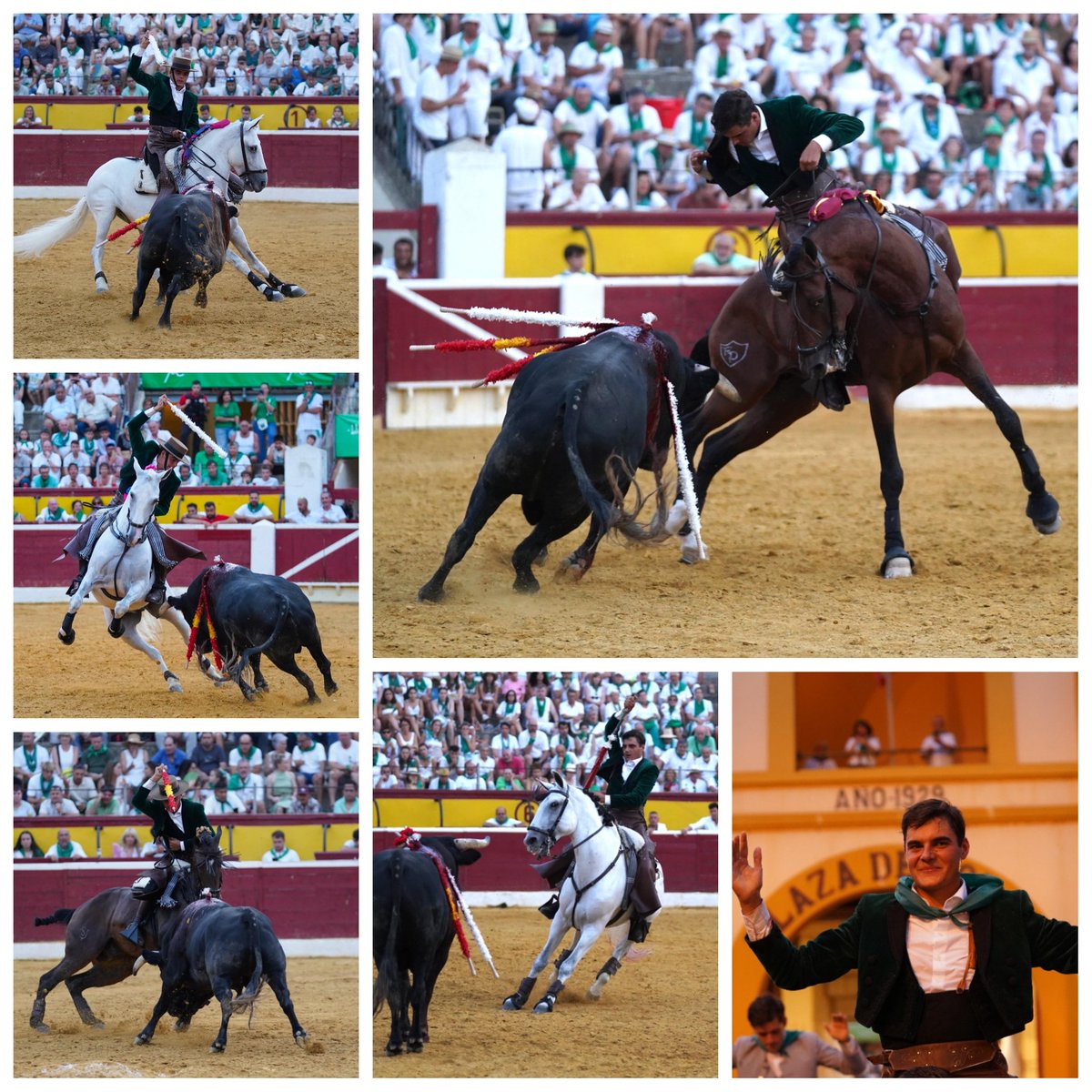 El Rejoneo tiene una nueva figura en ciernes: 
Sergio Pérez de Gregorio 

Soria, Puerta Grande.
Burgos, Enfermería.
Zamora, Puerta Grande.
Huesca, Puerta Grande.

Un torero a caballo que debe tener sitio en las grandes Ferias.