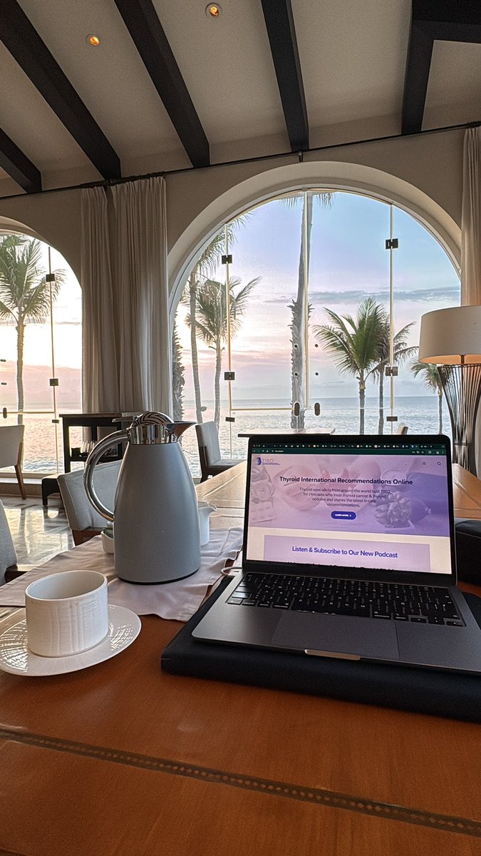 Camilo Gonzalez-Velazquez, MD. (@camilo_gzzv) on Twitter photo Early morning TIRO x MDs Tumor Board, with a view 🏝️.
Great cases by <a href="/DavidToroT/">David Toro Tobon</a> and <a href="/doctorjuanpa/">Juan P Brito</a>.
Will post link to watch tumor board later today. Early morning TIRO x MDs Tumor Board, with a view 🏝️.
Great cases by <a href="/DavidToroT/">David Toro Tobon</a> and <a href="/doctorjuanpa/">Juan P Brito</a>.
Will post link to watch tumor board later today.