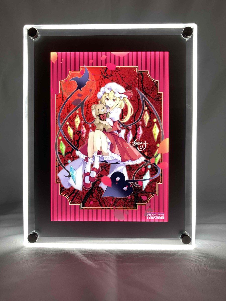 ルヒカ先生サイン入りA3イラストフィルム 額装 【公式通販】