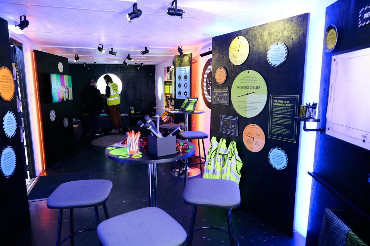 Multimodal 2025 (@multimodal) on Twitter photo At #Multimodal25, <a href="/TheLiminalSpace/">The Liminal Space</a> showcased Night Club and its MAX shipping container - a fully immersive space.
Sleep deprivation costs the UK economy £50 billion annually due to lost productivity, increased worker turnover, and accidents.
bit.ly/3RQfmaA At #Multimodal25, <a href="/TheLiminalSpace/">The Liminal Space</a> showcased Night Club and its MAX shipping container - a fully immersive space.
Sleep deprivation costs the UK economy £50 billion annually due to lost productivity, increased worker turnover, and accidents.
bit.ly/3RQfmaA