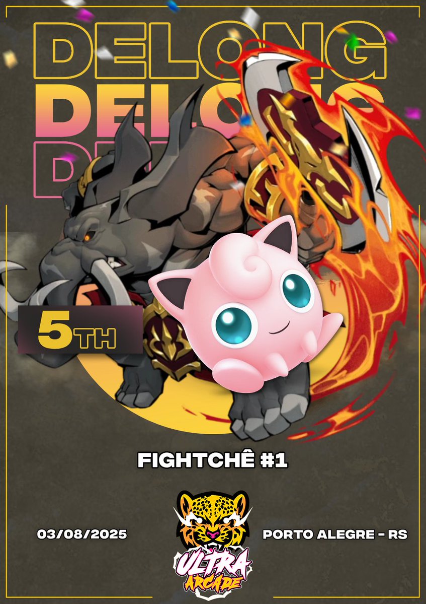 Ultra Arcade 🇧🇷 (@ultraarcadebh) on Twitter photo A gente tarda, mas não falha (talvez às vezes)
Mas parabéns ao nosso papai <a href="/HenriDelong/">UA | Delong</a> pelos resultados no Fightchê #1!!!
Loxodont e Jigglypuff, que dupla... 🤔🐘🎈 A gente tarda, mas não falha (talvez às vezes)
Mas parabéns ao nosso papai <a href="/HenriDelong/">UA | Delong</a> pelos resultados no Fightchê #1!!!
Loxodont e Jigglypuff, que dupla... 🤔🐘🎈