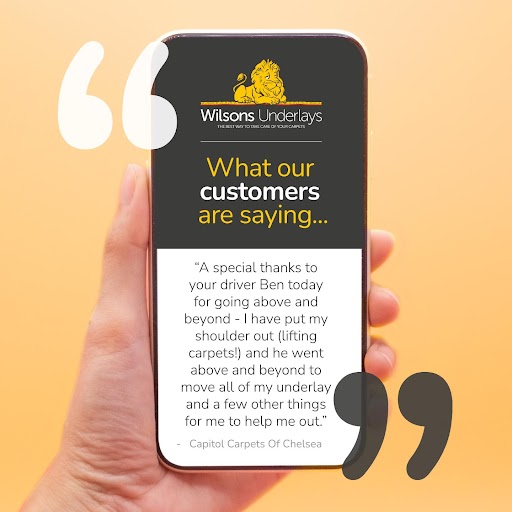 𝗪𝗵𝗮𝘁 𝗼𝘂𝗿 𝗰𝘂𝘀𝘁𝗼𝗺𝗲𝗿𝘀 𝗮𝗿𝗲 𝘀𝗮𝘆𝗶𝗻𝗴 𝘁𝗵𝗶𝘀 𝘄𝗲𝗲𝗸... 📢

Wow. Such kind words from Jody at Capitol Carpets of Chelsea 😊 

Huge well done to Ben and the entirety of our team for their amazing work 👏