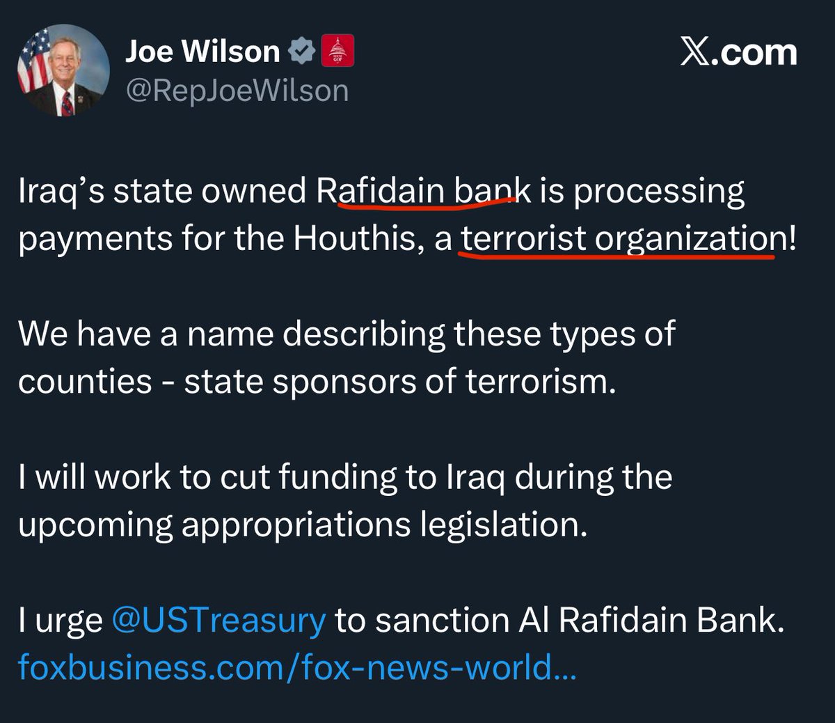 ⛔️Iraq
Watch what they do, Not what they say! LFG