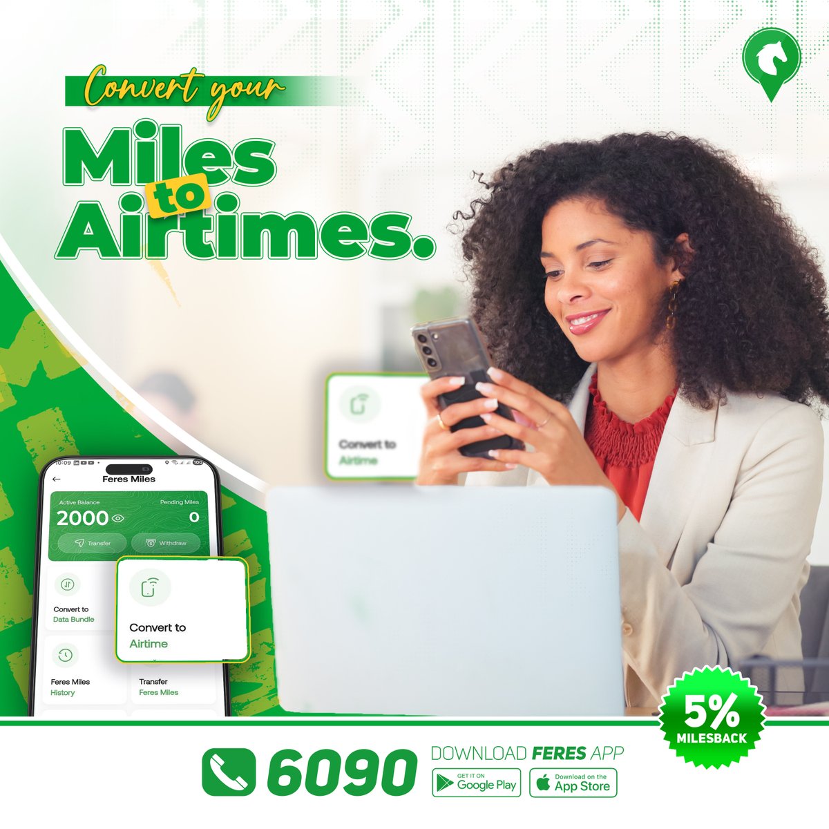 🚖CONVERT YOUR MILES TO AIRTIME!💫

✨Use your Feres miles to get mobile airtime whenever you need it  instantly and easily.📲

💡Stay rewarded.Stay connected.📲✨

📲Download the app today
👉zurl.co/Iaooj

#FERESMILES #Feres #Best #APP #SAFE #Taxi #ETHIOPIA