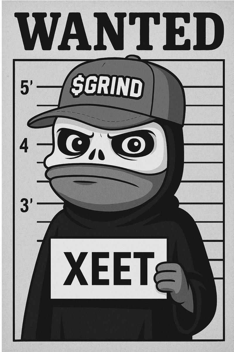 #Xeet Friday
$Grind everyday 

@GrinTheCoin continue to $grind it’s way to the #1 meme coin on <a href="/AbstractChain/">Abstract</a> 

In $Grind we trust
The $Grind never stop
We $Grind for our bags