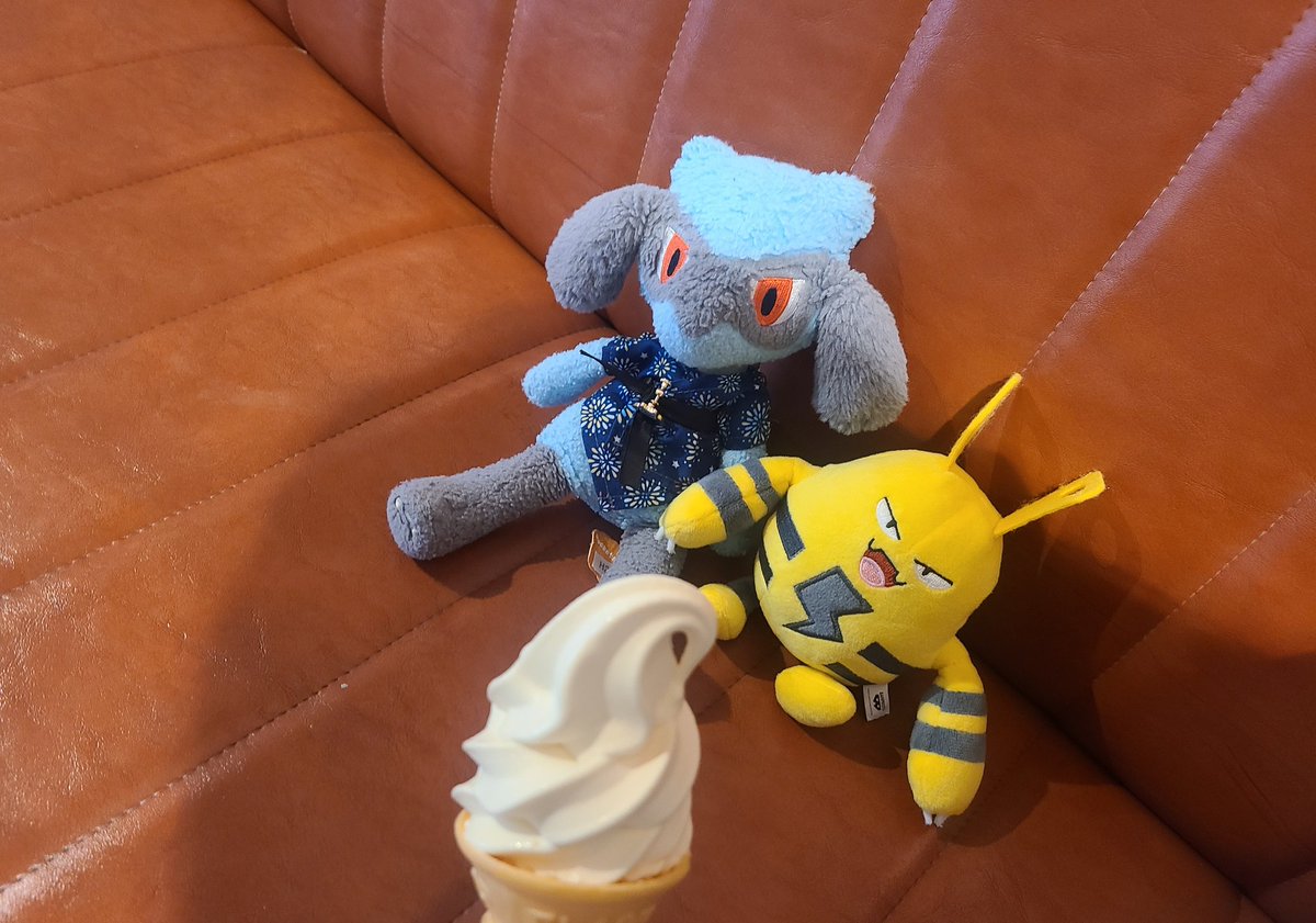 りおる、最近友達になったエレキッドとお出かけしたんだ～たのしかったな