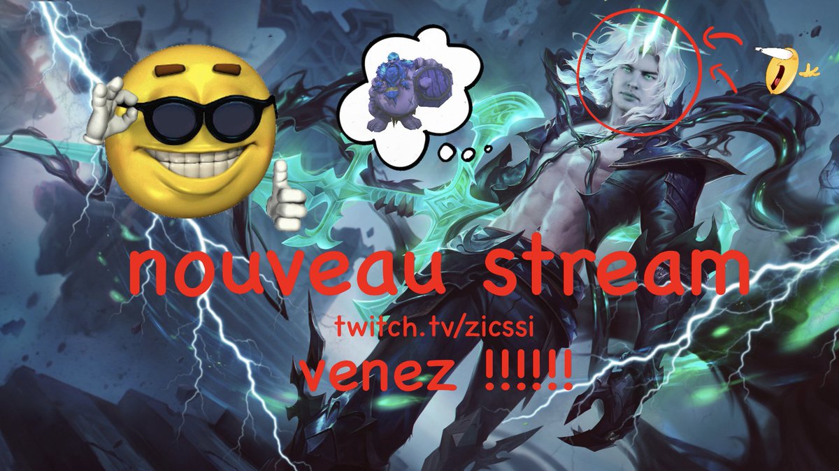 Nouveau stream, nouvelle image d’annonce 🫡

Twitch : twitch.tv/zicssi