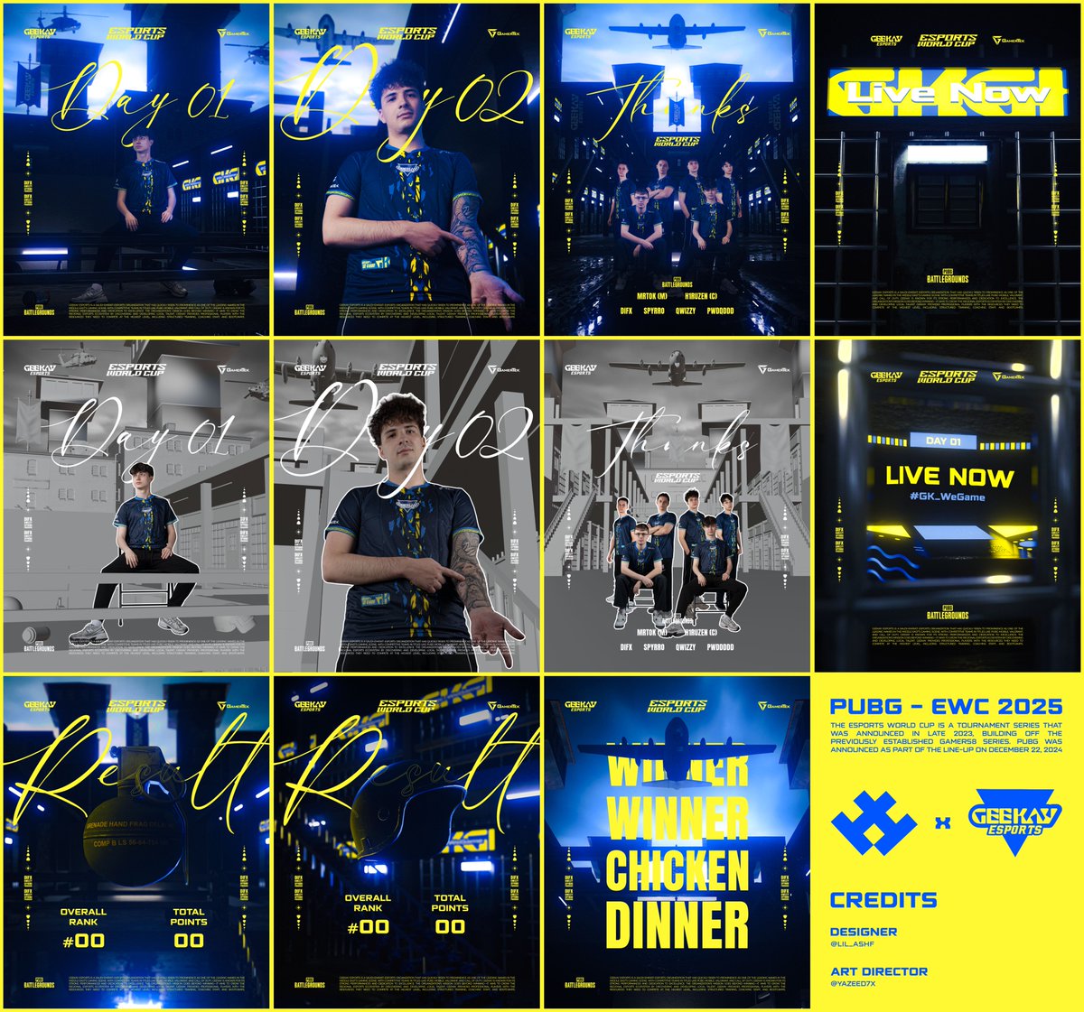 PUBG - Esports World Cup 2025 💙💛
Directed By : <a href="/Yazeed7x/">GK Yazeed 🇯🇴</a> 
Designed By : <a href="/lil_ashf/">ASHRAF</a>