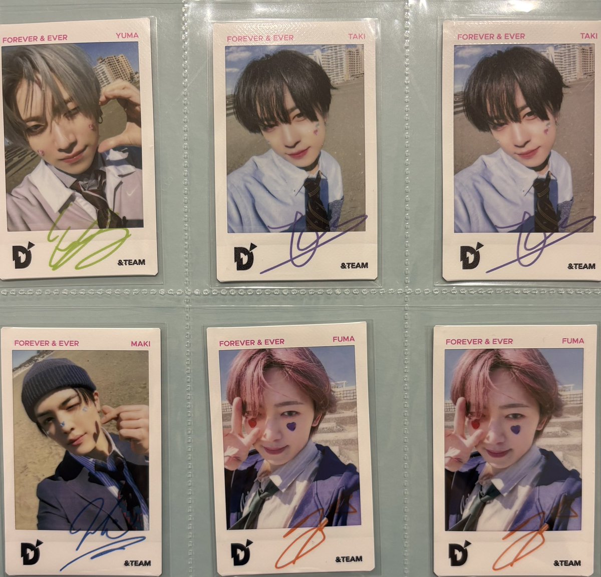 &amp;TEAM  D'PARTMENT
チェキ

譲)  YUMA FUMA TAKI MAKI
求)  HARUA(REAL)

お気軽にお声掛けくださいっ🗣️

#andTEAM交換 #andTEAM_交換
#DPARTMENT #andTEAM