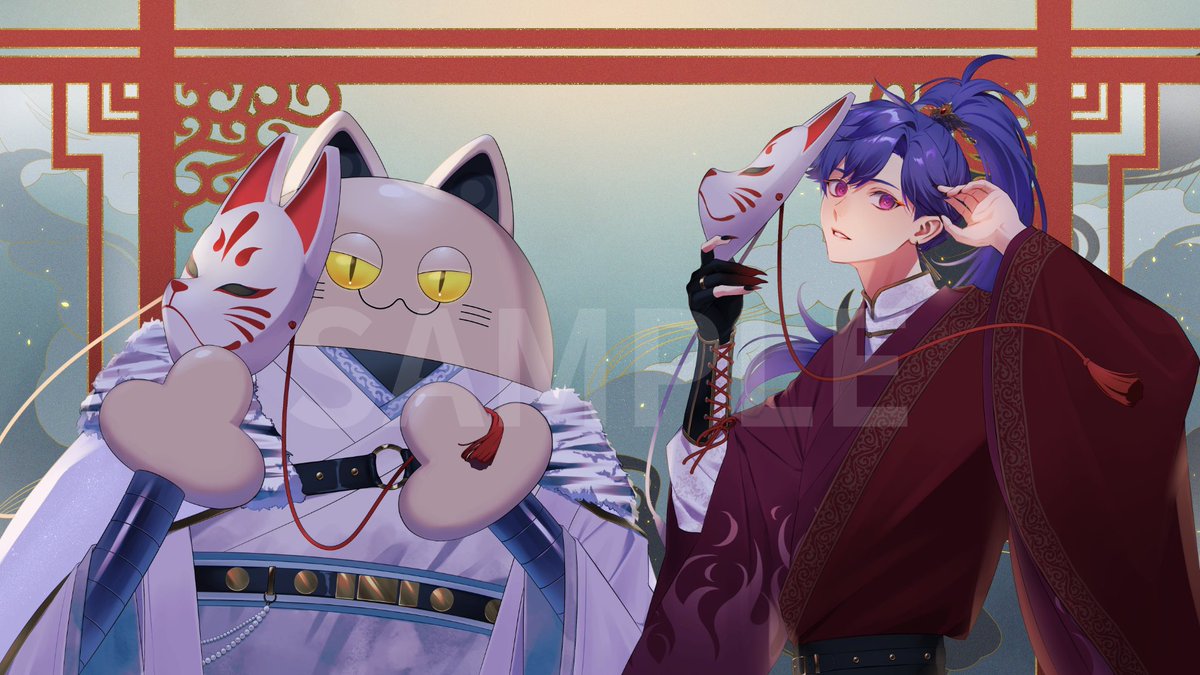 【お仕事】
成人男性三人組様の「クスシキ -Cover- 」のMVイラスト担当いたしました！よろしくお願いします！