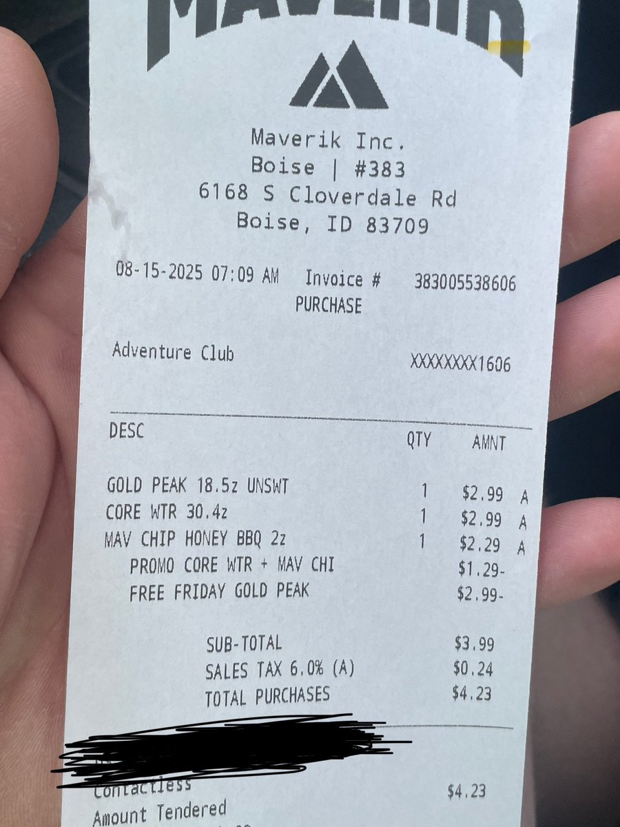 notoriousrps's tweet photo. 4-23 4 ever!!!!!!
How the fuck did almost $9 with of shit add up to $4.23 thatโs crazy work! #absolutly https://t.co/XIr8XKJ9Fx