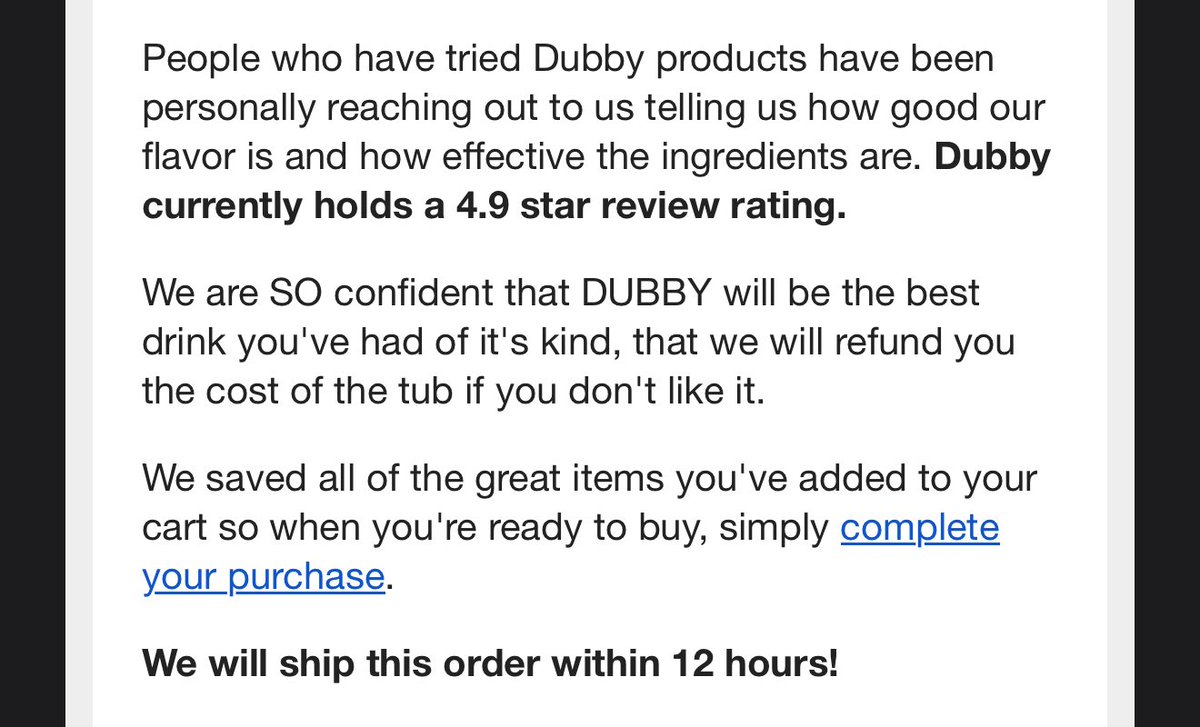 Had to get more <a href="/DubbyEnergy/">DUBBY®</a>! These will be new to me, reviews on stream when they get here! 

As someone that hates fake reviews and bs promotions, I guarantee DUBBY is gonna be a product you’ll love. 

Use code “Clyde10” for 10% OFF!