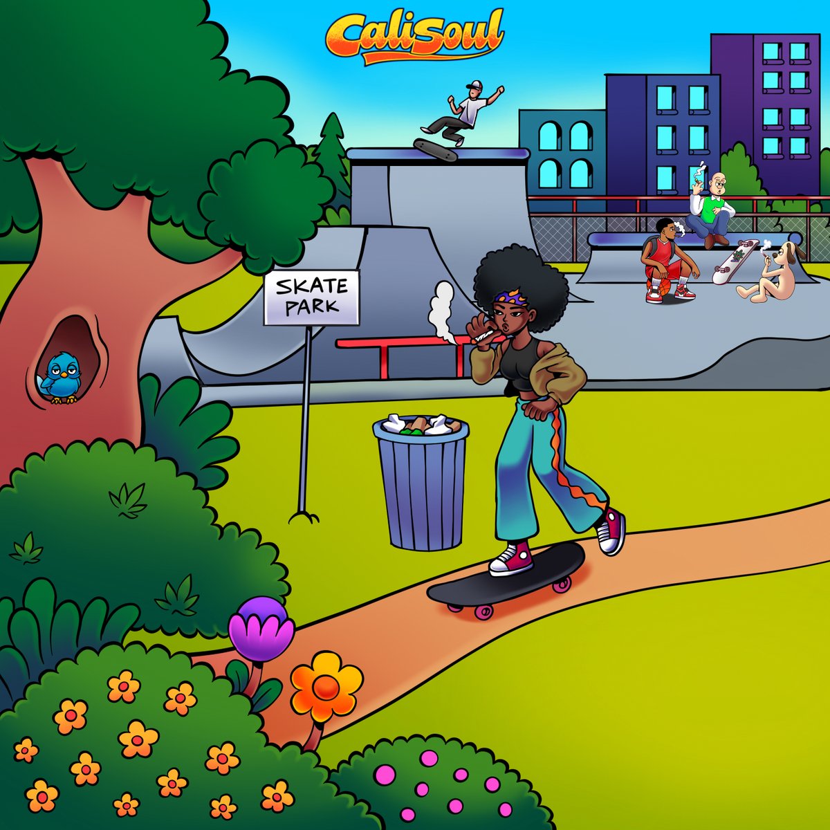 Excited to announce the next Cali Soul compilation, Smoke Weed + Skate. Out 31/10! 
open.spotify.com/prerelease/5HG…