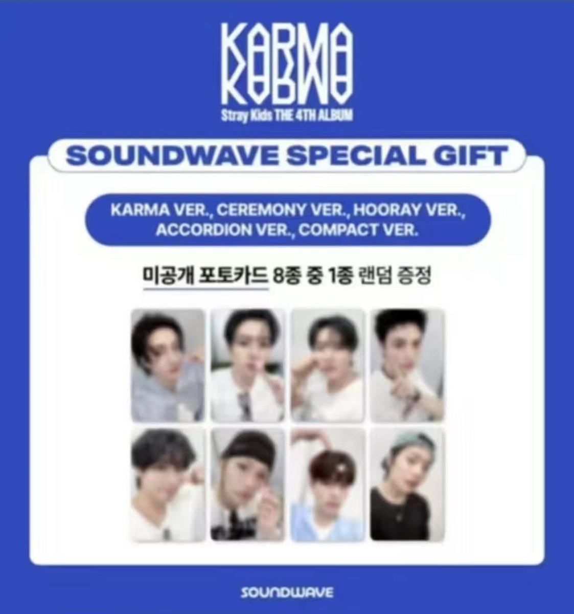 Moomiejun2's tweet photo. 🇰🇷หารดีล Stray Kids KARMA 2 เซต

⭕️มัดจำได้ 100

รอบ PRE-LISTENING
❌✅ LK 280
✅✅ CB 200
❌✅ IN 200

เว็บ Soundwave
❌✅FL 350
✅✅HAN 280
❌✅BC 200
✅✅IN 150
❌✅CB 150

💌ค่าส่ง 40.- 
#ตลาดนัดเด็กหลง #ตลาดนัดstraykids #ตลาดนัดstay https://t.co/lsWL1WJ0us