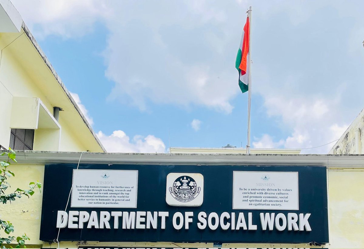 Department of Social Work, University of Lucknow tweet media