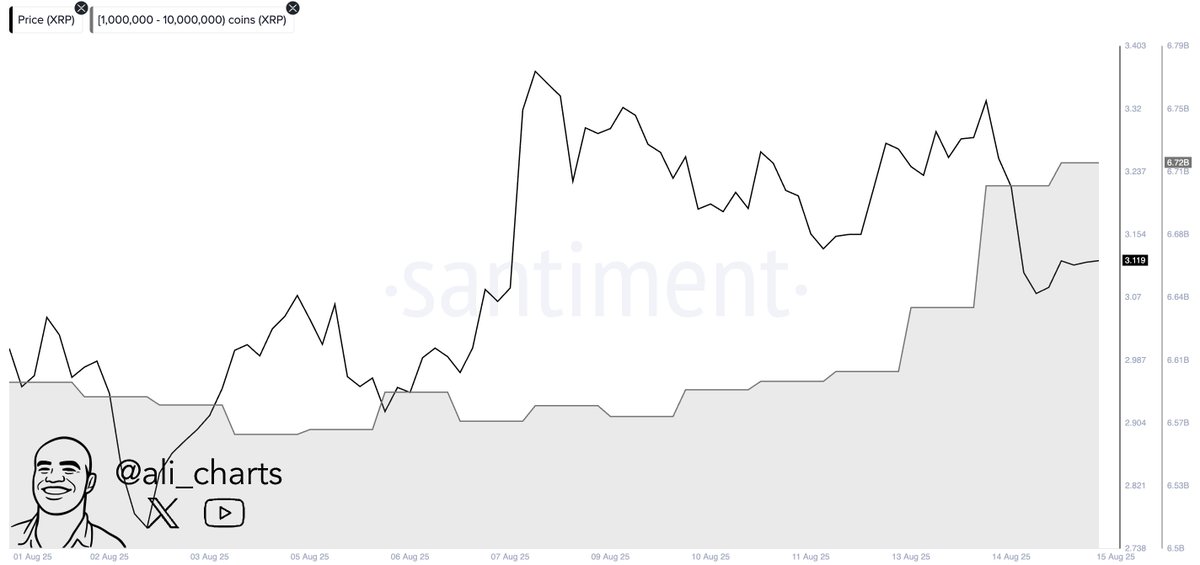 Santiment Chart | Source: X