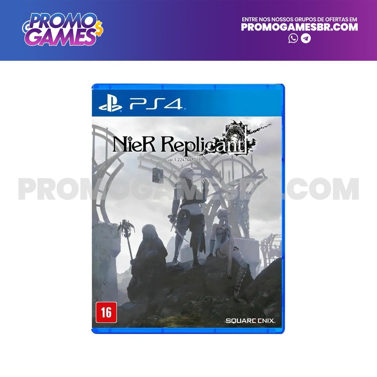 NieR Replicant ver.1.22474487139 Standard Edition - PS4

💰R$134,33 À Vista
🎟Cupom: V4L3ML10

🔗 Link: mercadolivre.com/sec/2pd3T1c
[MERCADO LIVRE]

🌐 Mais ofertas em: promogamesbr.com