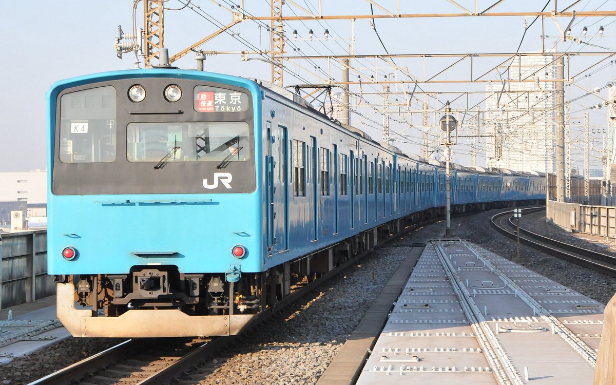 201系 京葉線 201系京葉線通勤快速。 京葉線の中で最も興味深い運用といえるのが