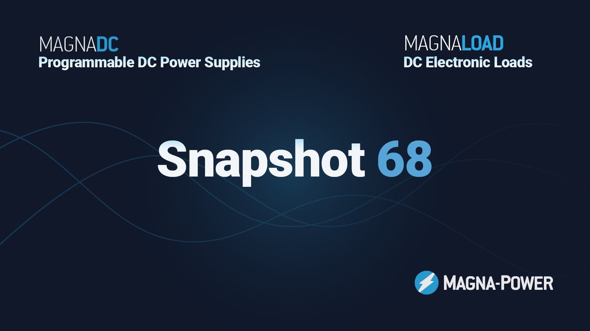 Magna_Power's tweet photo. Snapshot 68 is here—faster comms, DBx in MagnaCTRL, normalized chopper current, EEPROM fan control + fixes. More: https://t.co/gtywoq5JyA #magnapower https://t.co/x6sX77wAaA