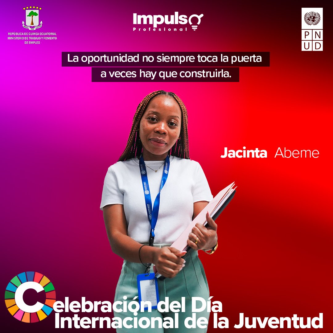 📣Día Internacional de la Juventud 2025👩🏽👦🏾🇬🇶

🌍 África es joven. Con oportunidades, sus jóvenes pueden liderar el cambio.

Dale un me gusta❤️👍🏾 y comparte como tu apoyo a la juventud

#jóvenesquetransformange #impulsoprofesionalge #DiaDeLaJuventud #EmpleoDigno
